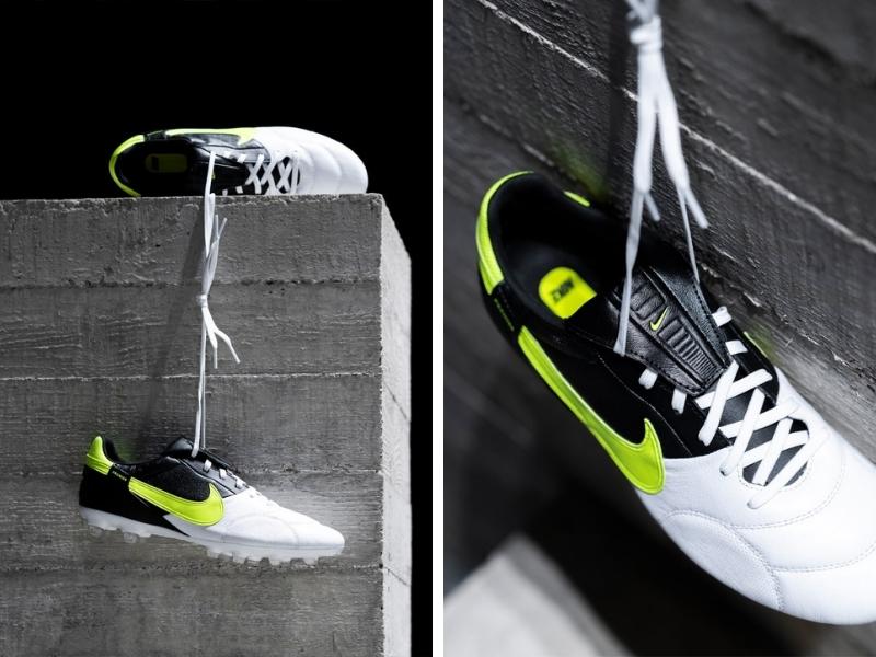 Giày đá bóng Nike Premier III ' Đen/ Vôn/ Trắng'